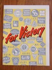 1940s Association Of American Railroads  All United For Victory Poster 14  X 18 