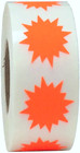Color Coding Burst Labels Starburst Design   1  Inch   500 Pack   Pick One Color