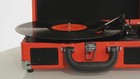 Produtrend Portable Turntable 3 Speed Record Player Suitcase-built  Color Orange