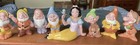 Rare Disney Vintage    57  Signed Snow White And The 7 Dwarves Figurines 9    Tall