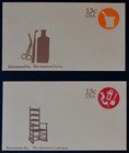 1975-76 Us Sc   u571  U572  U573  U574  U575 Stamped Envelopes Mint Entire  Nice