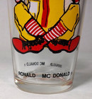 Ronald Mcdonald Drink Ing Glass One 5 Inch  Mcdonalds  Mickey D s Souvenir Clown