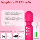 10 Speeds Usb Magic Massager Wand Waterproof 20 Vibration Modes   Powerful Us