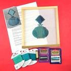 Sharon G Needlepoint Canvas  Threads  Sg   Unique Crystal Perfume Bottle   Bm