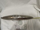 34  Large Cast Aluminum Canoe Bowl Silver Long Boat Shaped Centerpiece Tray Mcm