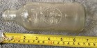 Vintage 1960s Clear Embossed Pepsi Cola Soda Bottle 10 Oz