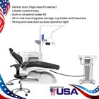 Dental Unit Chair Computer Controlled Dc Motor Pu Hard Leather Stool Tj2688-a1-1