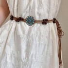 Boho Waist Chain Handwoven Adjustable Belt Women Ethnic Casual Accessories X7s3