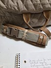 Dog Carrier Pet Travel Quilted Beige Nylon Car Seat  Safety Booster - 17 X 14 X