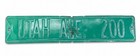Vintage Steel Street Sign Embossed Utah Ave  30x6 Authentic Road Sign