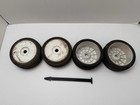 4pcs Rc 1 8 Buggy Tires 17mm Hex Wheels Used White With Tire Holder Cheap Price