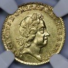 1718 Great Britain Gold 1 4 Guinea Ngc Ms 65