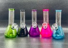 5  Glass Tobacco Mini Hookah Water Pipe Bong Free Screens 