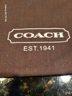 Coach  Dustcover Drawstring  Bag  Brown 19  X 15 