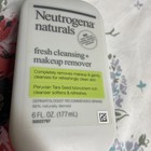 Neutrogena Naturals Fresh Cleansing   Makeup Remover 6 Oz  Discontinued