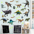 Glow In The Dark Dinosaur Wall Decals Stickers For Kids Bedroom Nursery Decor