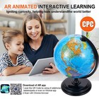 10   World Globe Earth Ocean Rotating World Map Desktop Geography W  Stand Gift