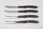 Cutco Vintage  59 Table Steak Knives Mahogany Handles Set Of 4 Factory Sharpened