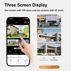 4 Lens 5mp Home Security Camera System 32gb Outdoor Wifi Night Vision Ptz Cctv