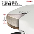 5core Guitar Stool 3 15  Chair Foldable Music Seat W Foot Rest   Guitar Stand