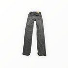Abercrombie Kids Jeans Unisex 9 10 Long Black Straight Leg Faded Denim Pants