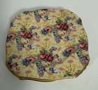 Royal Winton Welbeck Bread Plates 1995  Grimwades Chintz Floral Gold  6    England