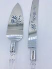 Wedding Elegant Cake Knife Server Set Faux  Stainless Steel Our Wedding