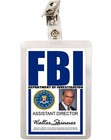 Walter Skinner X Files Fbi Id Badge Name Tag Card Prop For Costume Cosplay Xf-2
