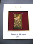 1993 Garden Flowers Lilac 22kt Gold Golden Replica Day Fdc Stamp