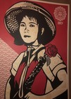 Shepard Fairey    revolution Woman    Offset Art Print 2005 Signed   Numbered Rare 