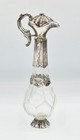 19th Century Dutch Solid Silver Ewer Shaped Scent Bottle