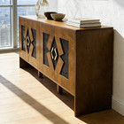 Mid Century Modern Sideboard Buffet Cabinet Storage Tv Vintage Console Table