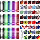  30 Pcs Aluminum Dart Shafts For Steel Tip 50 Mm 53 Mm Dart Stems Multicolor