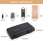 Travel Humidor Box With Cigar Accessories - Spanish Cedar  Humidifier  Cutter  S