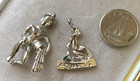 Vintage Sterling Charms Aquarius Sun Sign Zodiac Astrology