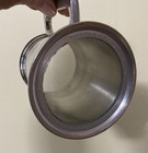 Pewter Tankard Beer Stein Sheffield England Glass Bottom Engraved Gold Award