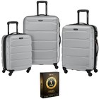 Samsonite Omni 3pc Hardside Luggage Spinner Set  open Box    1 Year Warranty