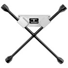 Pit Posse Wall Mounted Aluminum Trailer 4 Way Lug Wrench Holder - Made In Usa