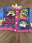Vintage Rugrats Cardigan Cute Cartoon Nickelodeon Fits Kids Size 4 Rare