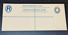 Rare Long Commercial Size H2 South Africa Kgv 5d1 2 Registered Envelope Mint
