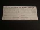 1986 Masters Tournament Official Scorecard Jack Nicklaus Champion-