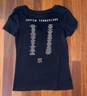 Justin Timberlake  the Man Of The Woods  Ladies V-neck Concert Tour Shirt Large