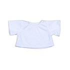 Teddy Mountain White Tee Shirt Fits 8 -10  Stuffed Animals Bears Custom Print