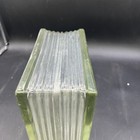 Vintage Architectural Glass Block Brick Wavy 8x8x4  7 3 4 X 7 3 4 X 3 3 4 