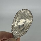 Vintage Ornate Hair Brush Silver Plated Vanity Set Floral With Hair Piece