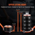 4-layer Airbag Air Jack 6 Ton 13000 Lbs Pneumatic Jack With Heightened Column