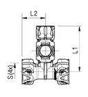 Coupling Head Raufoss 920 50 061 4 Way Block