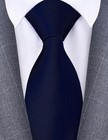 Branduce 63   Xl Tie Mens Extra Long Solid Woven Necktie For Men Navy Blue 