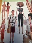 Vtg Vogue Craft 7070 Beach Summer Pattern Swimwear Ken Skipper Barbie Doll 