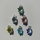 Hippopotamus Mini Glass 1  Figurines  set Of 6 
